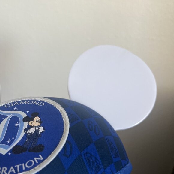 Disneyland 60th Anniversary Diamond Celebration Light Up Ears Hat Size Youth - Picture 3 of 7